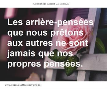 Citations Gilbert CESBRON