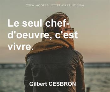 Citation de Gilbert CESBRON