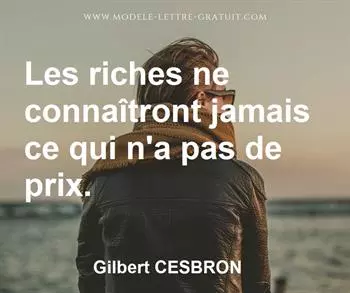 Citation de Gilbert CESBRON