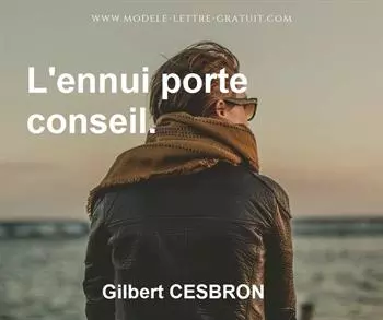 Citation de Gilbert CESBRON