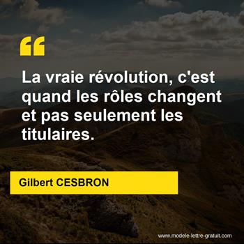 Citation de Gilbert CESBRON