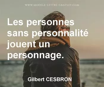 Citation de Gilbert CESBRON