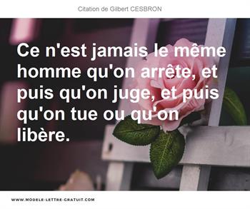 Citations Gilbert CESBRON