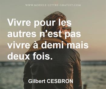 Citation de Gilbert CESBRON