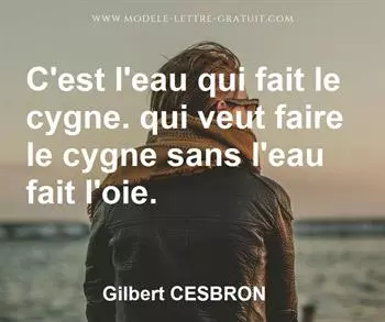 Citation de Gilbert CESBRON