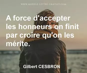Citation de Gilbert CESBRON