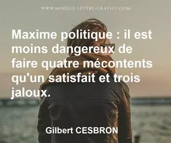 Citation de Gilbert CESBRON