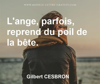 Citation de Gilbert CESBRON