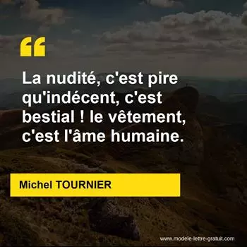 Citation Michel TOURNIER
