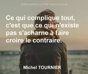 Citation de Michel TOURNIER