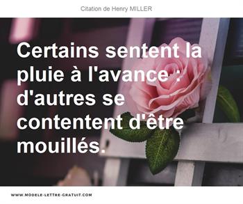 Citations Henry MILLER