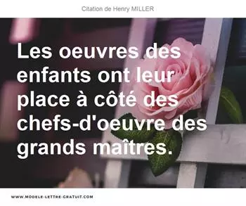 Citations Henry MILLER