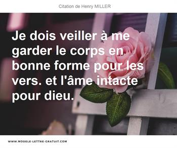 Citations Henry MILLER