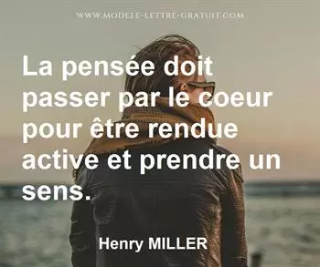 Citation de Henry MILLER