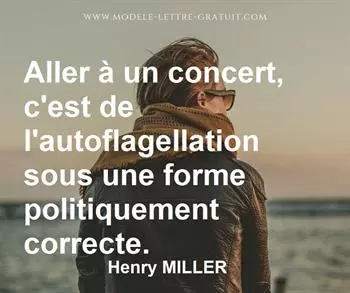 Citation de Henry MILLER