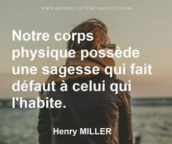 Citation de Henry MILLER