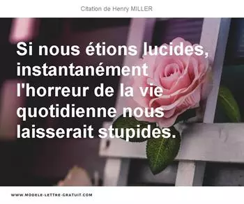 Citations Henry MILLER