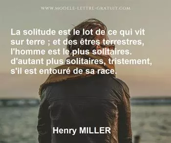 Citation de Henry MILLER