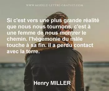 Citation de Henry MILLER