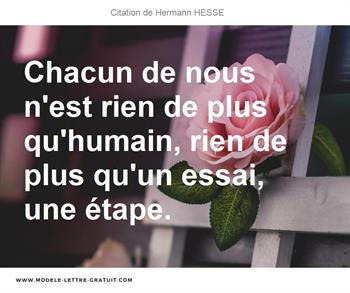 Citations Hermann HESSE