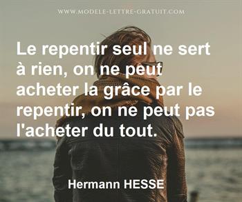 Citation de Hermann HESSE