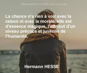 Citation de Hermann HESSE