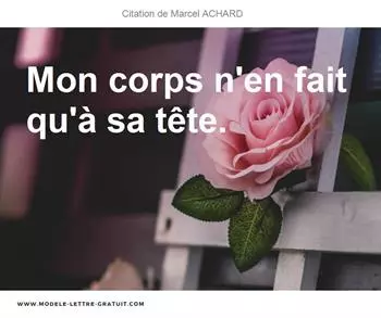 Citations Marcel ACHARD