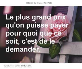 Citations Marcel ACHARD