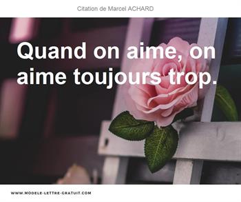 Citations Marcel ACHARD