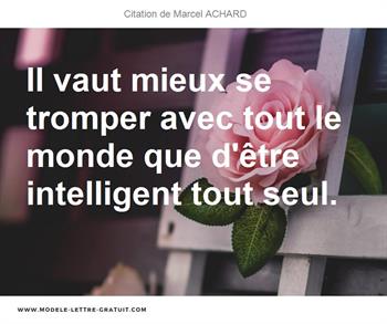 Citations Marcel ACHARD