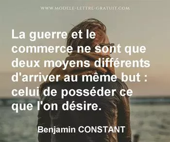 Citation de Benjamin CONSTANT