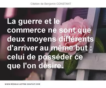 Citations Benjamin CONSTANT