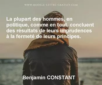 Citation de Benjamin CONSTANT