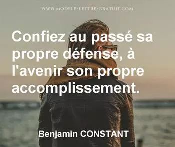 Citation de Benjamin CONSTANT