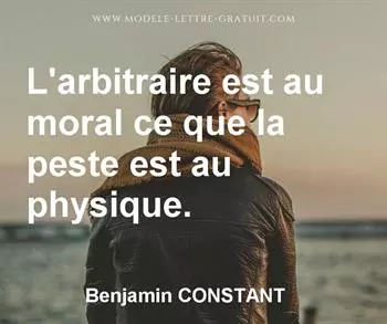 Citation de Benjamin CONSTANT