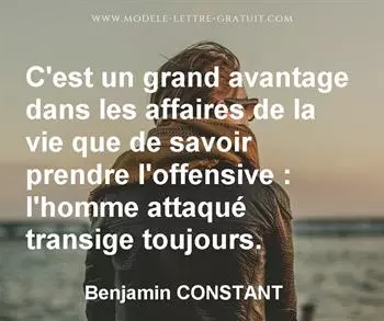 Citation de Benjamin CONSTANT