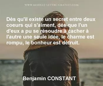 Citation de Benjamin CONSTANT