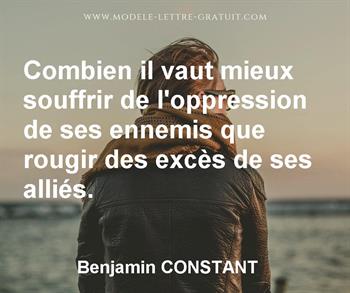 Citation de Benjamin CONSTANT