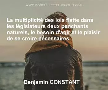 Citation de Benjamin CONSTANT