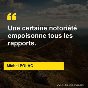 Citations Michel POLAC