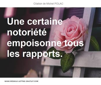 Citations Michel POLAC
