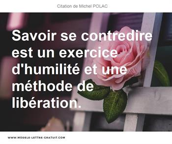 Citations Michel POLAC
