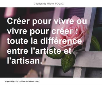 Citations Michel POLAC