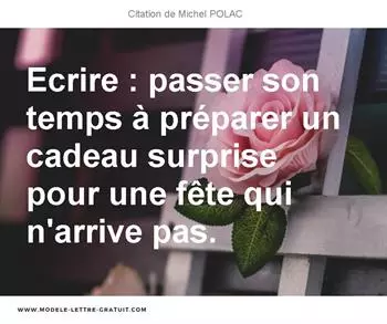 Citations Michel POLAC