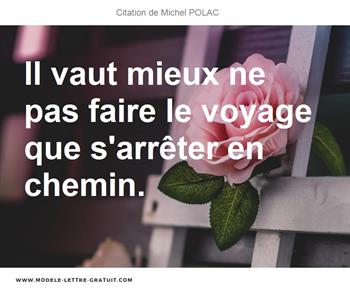 Citations Michel POLAC