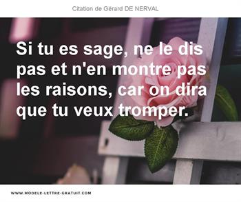 Citations Gérard DE NERVAL