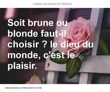 Citations Gérard DE NERVAL