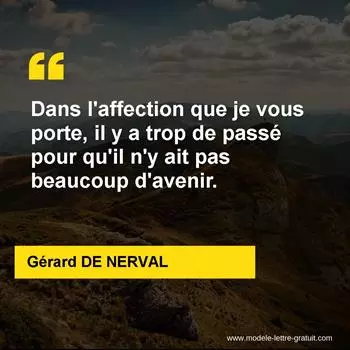 Citation Gérard DE NERVAL