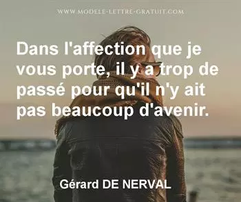 Citation de Gérard DE NERVAL