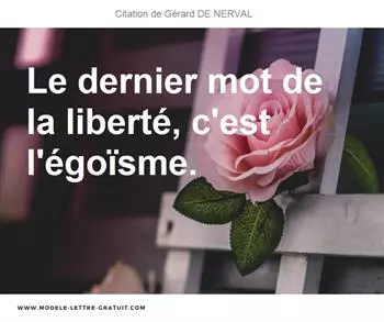 Citations Gérard DE NERVAL